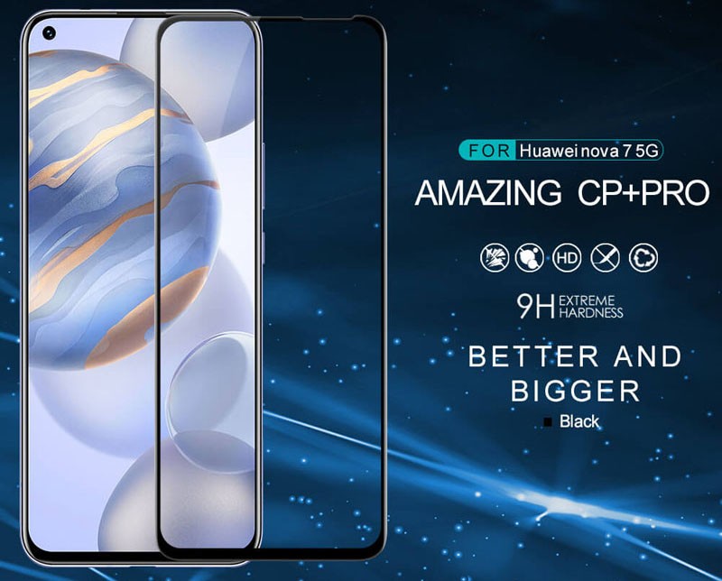 محافظ صفحه نمایش شیشه ای نیلکین هواوی Nillkin Amazing CP+ Pro Glass Huawei Nova 7 