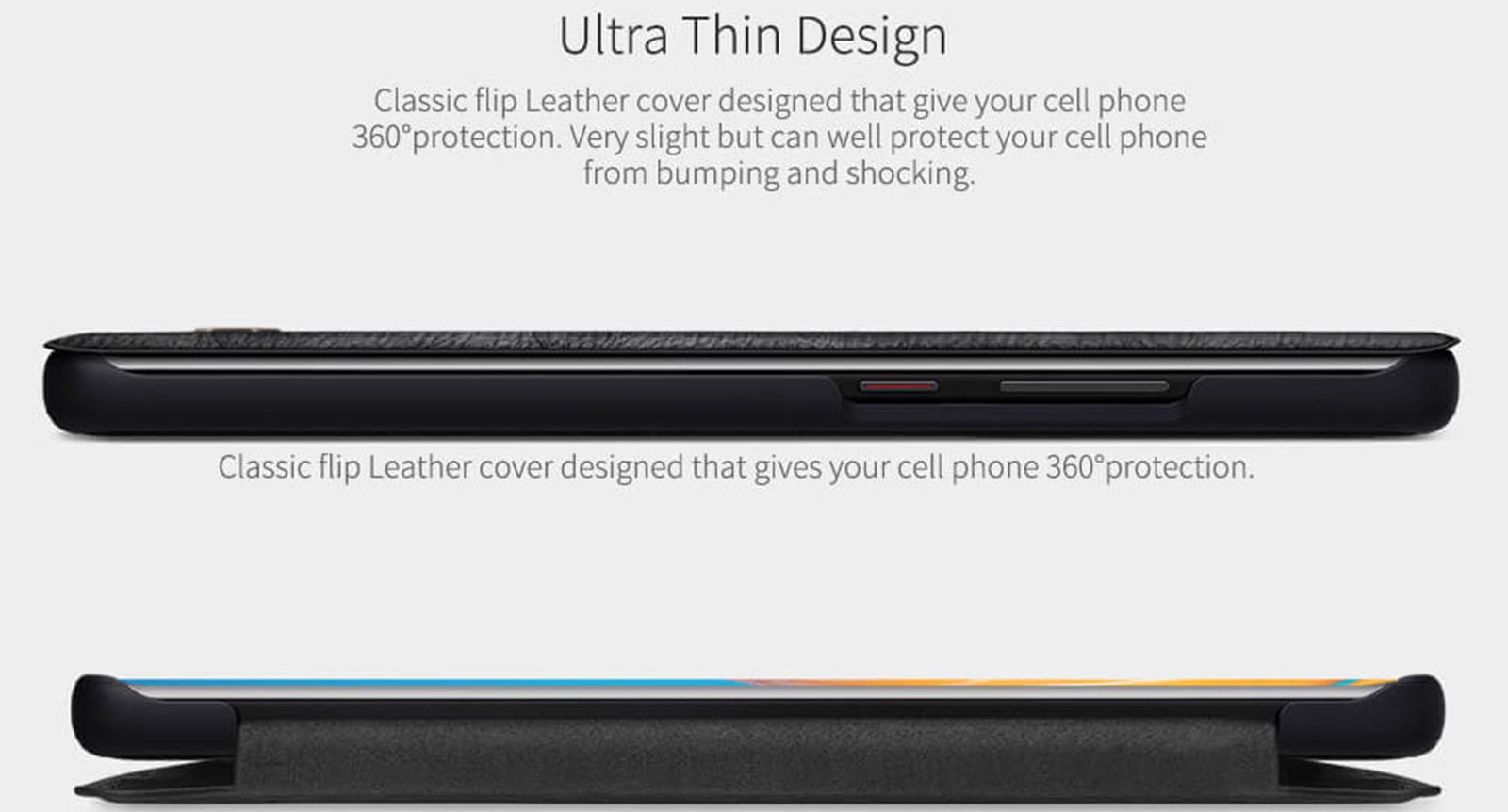 کیف محافظ چرمی نیلکین هواوی Nillkin Qin Case For Huawei P40 Pro Plus 