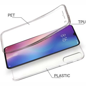 قاب محافظ شفاف 360 درجه شیائومی Soft Clear Ultra Thin 360 Degree Case Xiaomi Mi 9 Lite Mi CC9