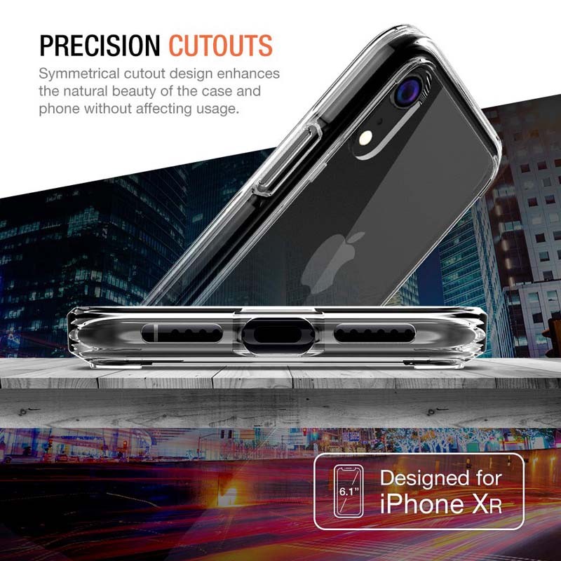 قاب محافظ شیشه ای- ژله ای اپل Belkin Transparent Case For Apple iPhone XR