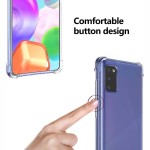 قاب محافظ ژله ای کپسول دار 5 گرمی سامسونگ Clear Tpu Air Rubber Jelly Case For Samsung Galaxy A41