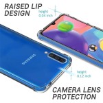 قاب محافظ ژله ای کپسول دار 5 گرمی سامسونگ Clear Tpu Air Rubber Jelly Case For Samsung Galaxy A70s