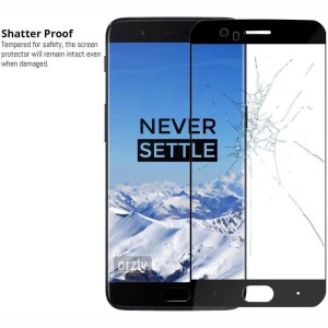 محافظ صفحه نمایش تمام چسب با پوشش کامل وان پلاس Full Glass Screen Protector For OnePlus 5