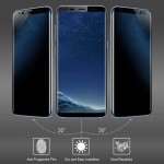 محافظ صفحه نمایش حریم شخصی تمام چسب با پوشش کامل سامسونگ Privacy Full Screen Protector For Samsung Galaxy S8