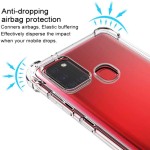 قاب محافظ ژله ای کپسول دار 5 گرمی سامسونگ Clear Tpu Air Rubber Jelly Case For Samsung Galaxy A21s