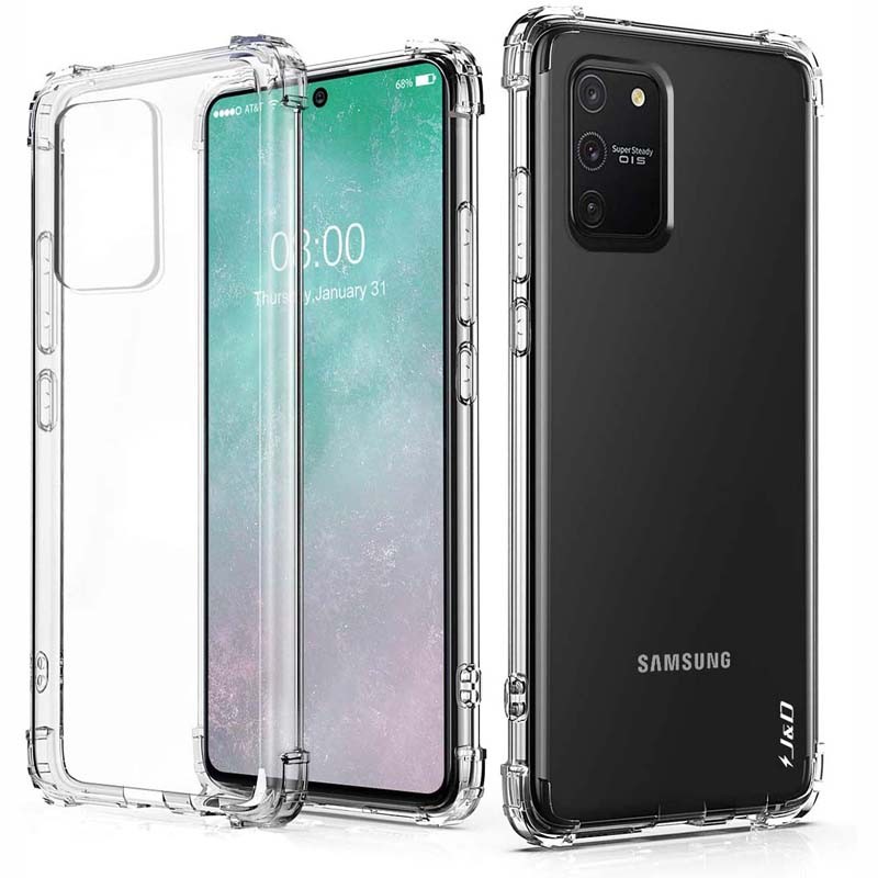 قاب محافظ ژله ای کپسول دار 5 گرمی سامسونگ Clear Tpu Air Rubber Jelly Case For Samsung Galaxy S10 Lite 2020