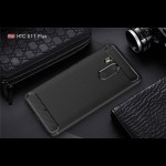قاب محافظ ژله ای اچ تی سی Fiber Carbon Rugged Armor Case For Glass Screen Protector HTC U11 Plus
