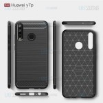 قاب محافظ ژله ای هواوی Fiber Carbon Rugged Armor Case For Huawei Y7p