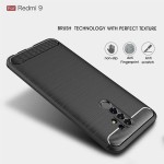 قاب محافظ ژله ای شیائومی Fiber Carbon Rugged Armor Case For Xiaomi Redmi 9