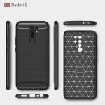 قاب محافظ ژله ای شیائومی Fiber Carbon Rugged Armor Case For Xiaomi Redmi 9