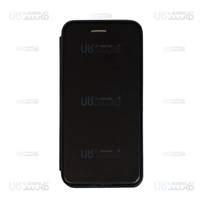 کیف محافظ چرمی ال جی Leather Standing Magnetic Cover For LG Q7