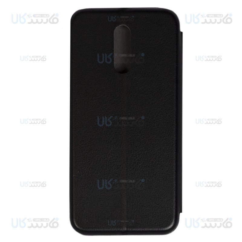 کیف محافظ چرمی ال جی Leather Standing Magnetic Cover For LG Q7