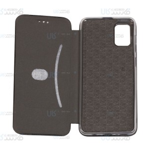 کیف محافظ چرمی سامسونگ Leather Standing Magnetic Cover For Samsung Galaxy A31