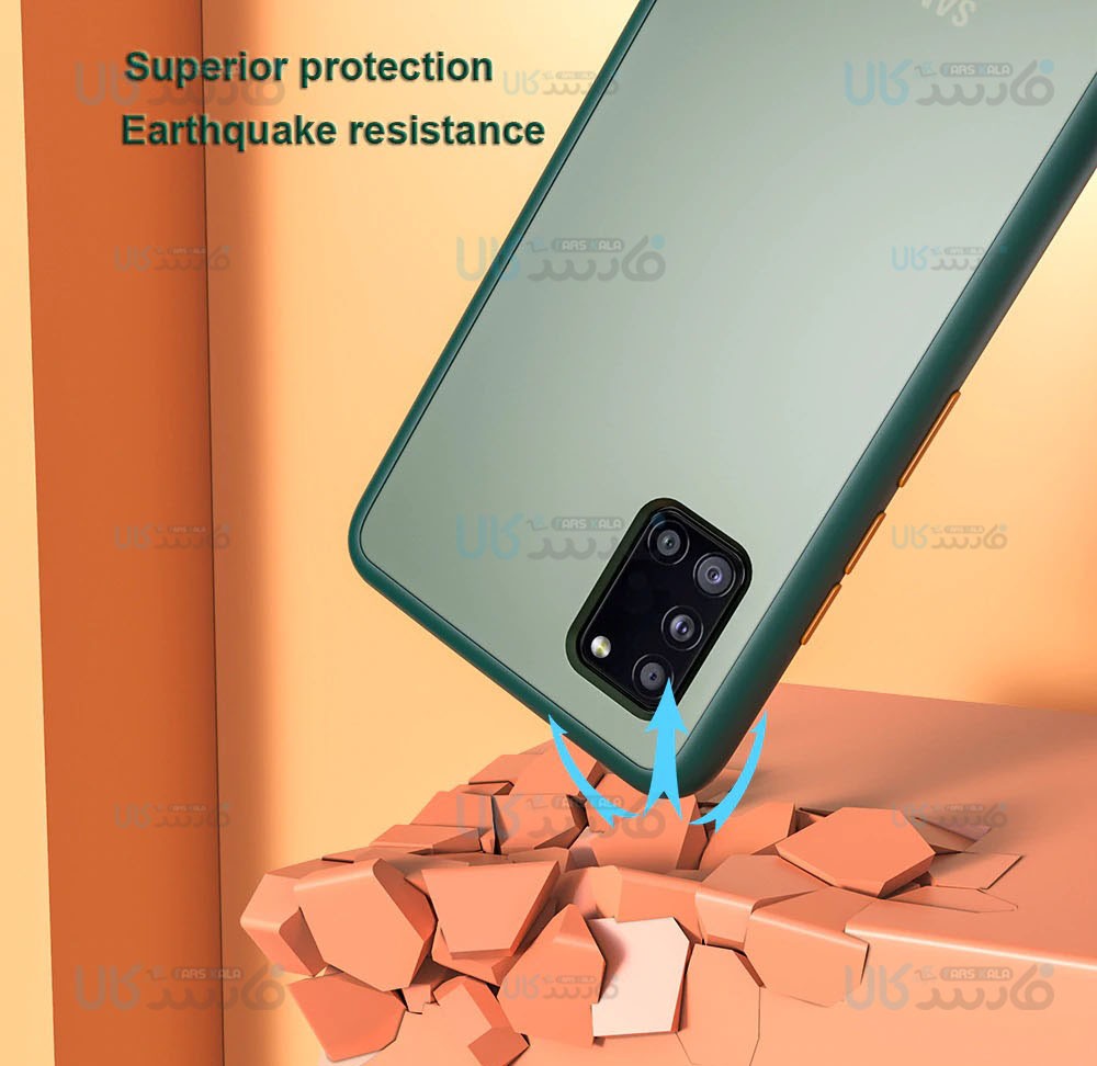 قاب محافظ سامسونگ Transparent Hybrid Case For Samsung Galaxy A31