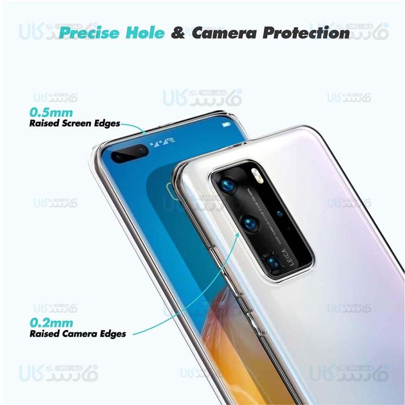 قاب محافظ شیشه ای- ژله ای هواوی Belkin Transparent Case For Huawei P40 Pro