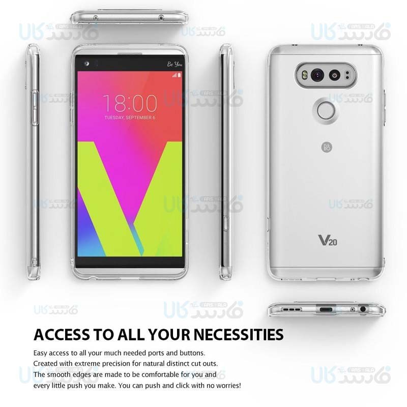 قاب محافظ ژله ای 5 گرمی کوکو ال جی Coco Clear Jelly Case For LG V20