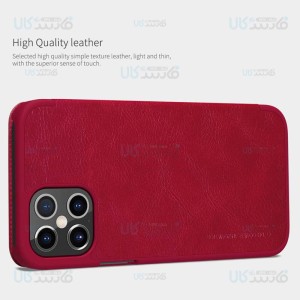 کیف محافظ چرمی نیلکین اپل Nillkin Qin Case For Apple iPhone 12 Pro Max