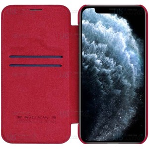 کیف محافظ چرمی نیلکین اپل Nillkin Qin Case For Apple iPhone 12 Pro / iPhone 12 Max
