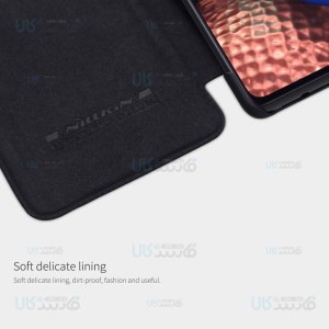 کیف محافظ چرمی نیلکین سامسونگ Nillkin Qin Case For Samsung Galaxy A71 5G