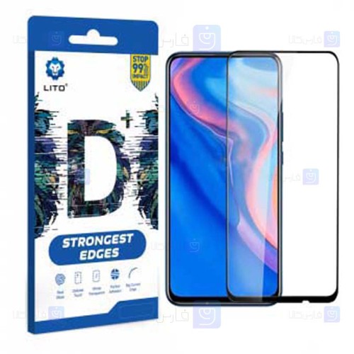محافظ صفحه نمایش تمام چسب با پوشش کامل لیتو هواوی LITO D+ Dustproof Screen Protector For Huawei Y9 Prime 2019 P Smart Z 2019