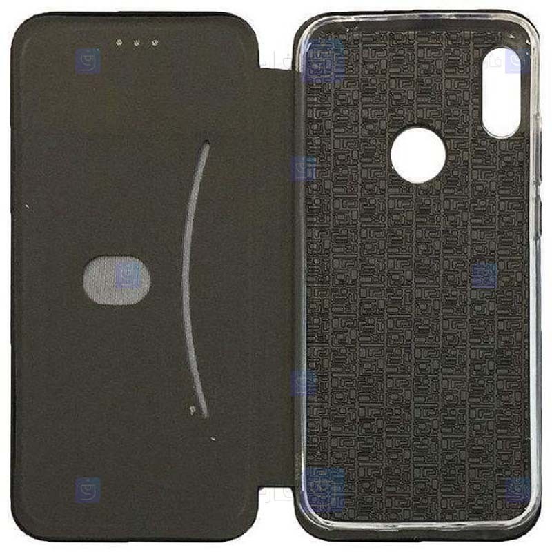 کیف محافظ چرمی هواوی Leather Standing Magnetic Cover For Huawei Honor 8C