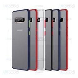 قاب محافظ مات سامسونگ Transparent Hybrid Case Samsung Galaxy S10 Plus