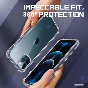 قاب محافظ ژله ای کپسول دار 5 گرمی اپل Clear Tpu Air Rubber Jelly Case For Apple iPhone 12 Pro Max