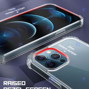 قاب محافظ ژله ای کپسول دار 5 گرمی اپل Clear Tpu Air Rubber Jelly Case For Apple iPhone 12 Pro Max
