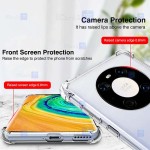 قاب محافظ ژله ای کپسول دار 5 گرمی هواوی Clear Tpu Air Rubber Jelly Case For Huawei Mate 40 Pro Plus