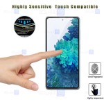 محافظ صفحه نمایش تمام چسب با پوشش کامل سامسونگ Full Glass Screen Protector For Samsung Galaxy S20 FE