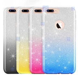 قاب ژله ای اکلیلی اپل Glitter Gradient Color Alkyd Jelly Case Apple iPhone 8 Plus