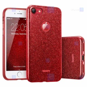 قاب ژله ای اکلیلی اپل Glitter Gradient Color Alkyd Jelly Case Apple iPhone SE 2020