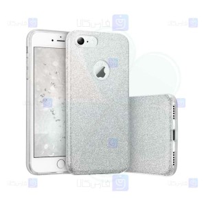 قاب ژله ای اکلیلی اپل Glitter Gradient Color Alkyd Jelly Case Apple iPhone SE 2020