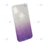 قاب ژله ای اکلیلی اپل Glitter Gradient Color Alkyd Jelly Case Apple iPhone Xs Max