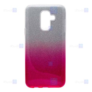 قاب ژله ای اکلیلی سامسونگ Glitter Gradient Color Alkyd Jelly Case Samsung Galaxy A6 Plus 2018
