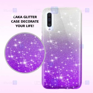 قاب ژله ای اکلیلی سامسونگ Glitter Gradient Color Alkyd Jelly Case Samsung Galaxy A70