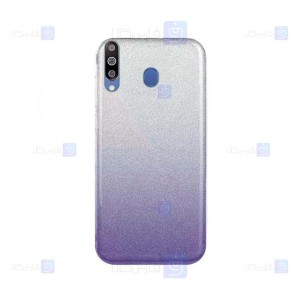 قاب ژله ای اکلیلی سامسونگ Glitter Gradient Color Alkyd Jelly Case Samsung Galaxy M30