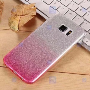 قاب ژله ای اکلیلی سامسونگ Glitter Gradient Color Alkyd Jelly Case Samsung Galaxy S7