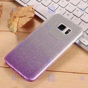 قاب ژله ای اکلیلی سامسونگ Glitter Gradient Color Alkyd Jelly Case Samsung Galaxy S7