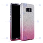 قاب ژله ای اکلیلی سامسونگ Glitter Gradient Color Alkyd Jelly Case Samsung Galaxy S8