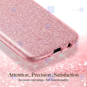 قاب ژله ای اکلیلی سامسونگ Glitter Gradient Color Alkyd Jelly Case Samsung Galaxy S8