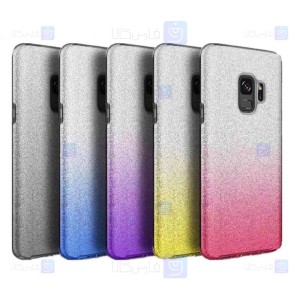 قاب ژله ای اکلیلی سامسونگ Glitter Gradient Color Alkyd Jelly Case Samsung Galaxy S9