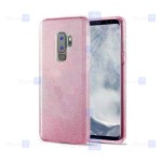 قاب ژله ای اکلیلی سامسونگ Glitter Gradient Color Alkyd Jelly Case Samsung Galaxy S9 Plus