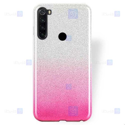 قاب ژله ای اکلیلی شیائومی Glitter Gradient Color Alkyd Jelly Case Xiaomi Redmi Note 8T