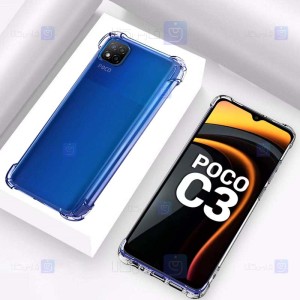 قاب محافظ ژله ای کپسول دار 5 گرمی شیائومی Clear Tpu Air Rubber Jelly Case For Xiaomi Poco C3