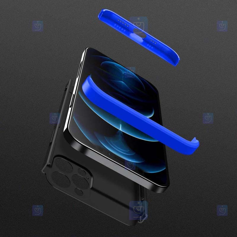 قاب محافظ با پوشش 360 درجه آیفون GKK Color Full Cover For Apple iPhone 12 Pro Max