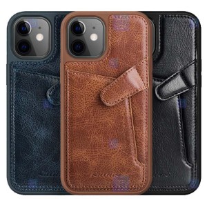 قاب محافظ چرمی نیلکین اپل Nillkin Aoge Leather Case Apple iPhone 12