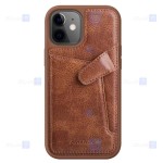 قاب محافظ چرمی نیلکین اپل Nillkin Aoge Leather Case Apple iPhone 12 mini