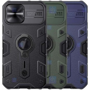قاب محافظ نیلکین با برش لوگو اپل Nillkin CamShield Armor with LOGO cutout Case Apple iPhone 12 Pro Max