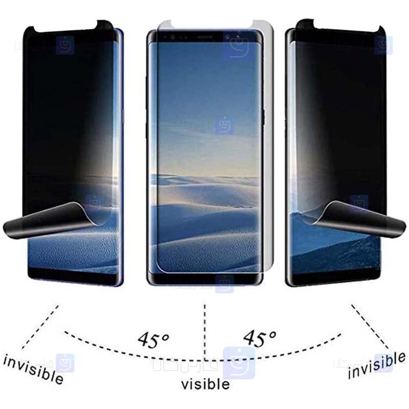 برچسب صفحه نمایش حریم شخصی نانو با پوشش کامل سامسونگ Privacy Full Nano Film Screen Protector For Samsung Galaxy Note 9